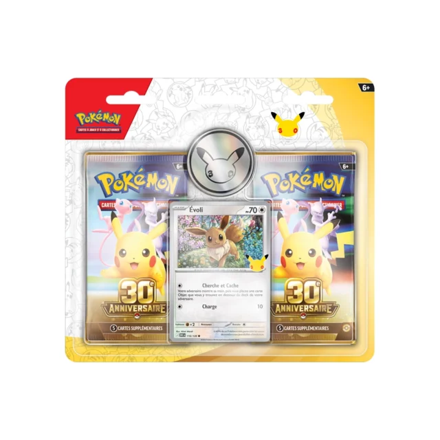 Blister 2 boosters 30ᵉ Anniversaire Évoli