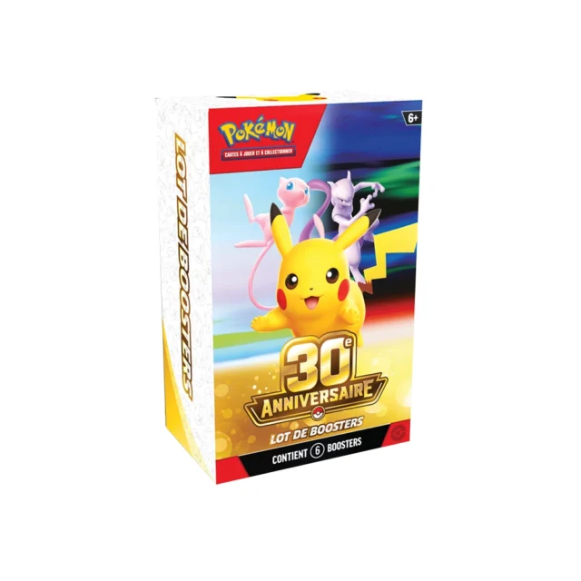 Bundle 6 boosters 30ᵉ Anniversaire
