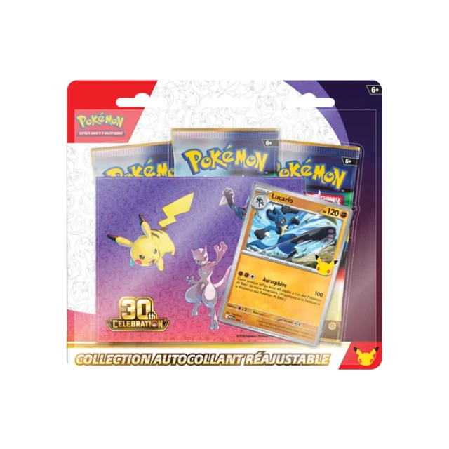 Collection autocollant réajustable 30ᵉ Anniversaire Lucario