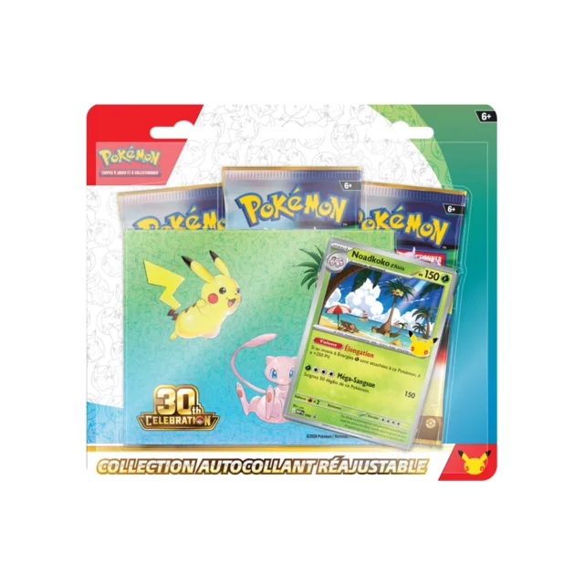 Collection autocollant réajustable 30ᵉ Anniversaire Noadkoko d’Alola